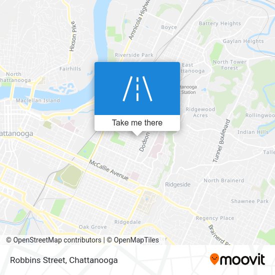 Mapa de Robbins Street