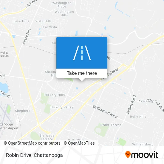 Robin Drive map