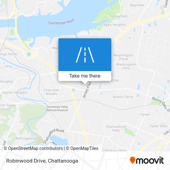 Mapa de Robinwood Drive
