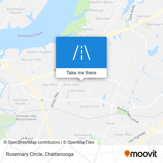 Rosemary Circle map