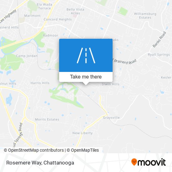 Rosemere Way map