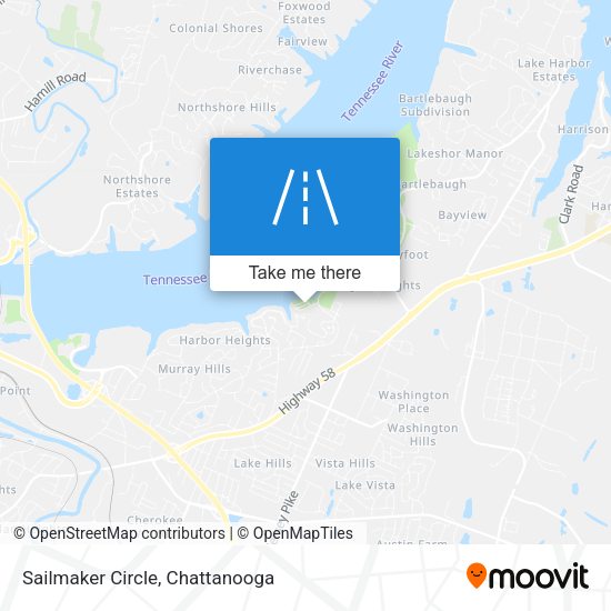 Mapa de Sailmaker Circle