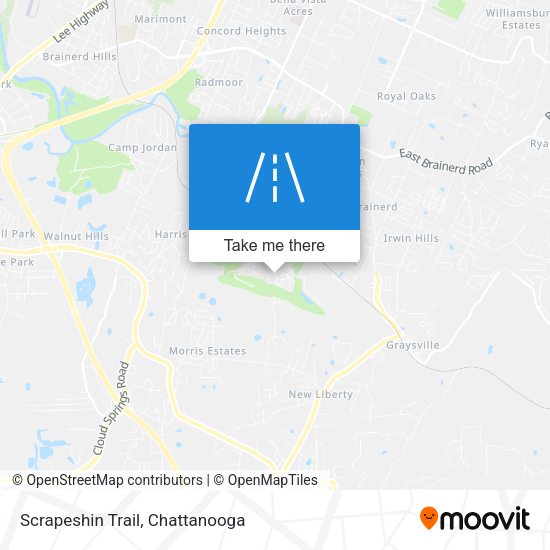 Mapa de Scrapeshin Trail