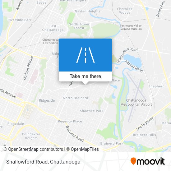 Shallowford Road map