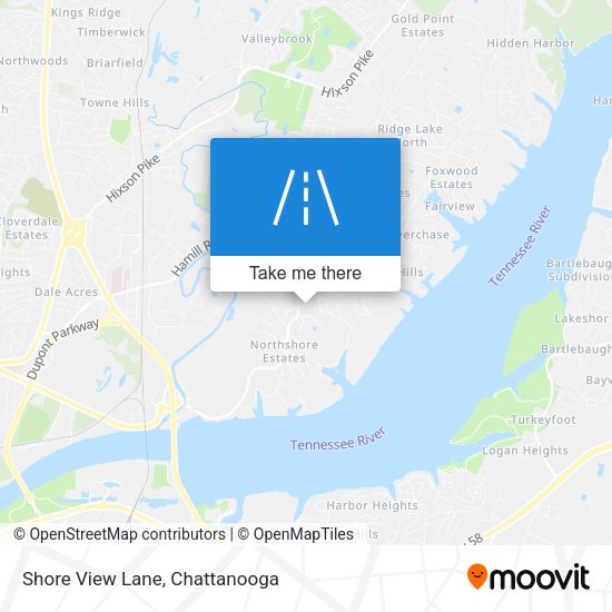 Mapa de Shore View Lane
