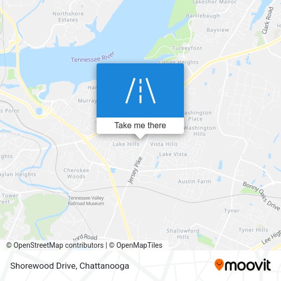 Mapa de Shorewood Drive