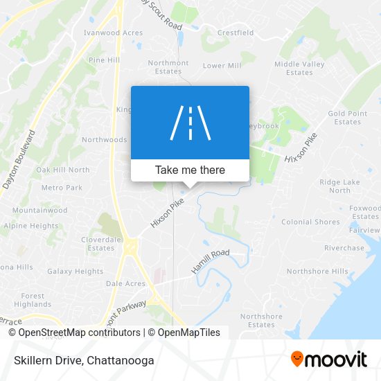 Mapa de Skillern Drive