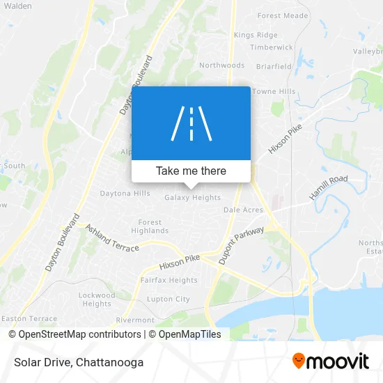 Solar Drive map