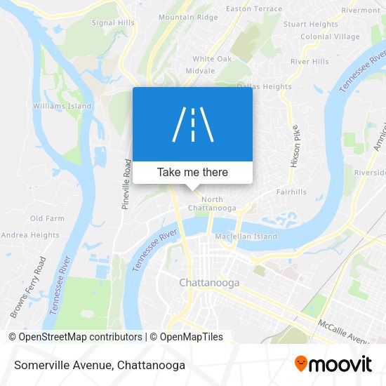 Somerville Avenue map