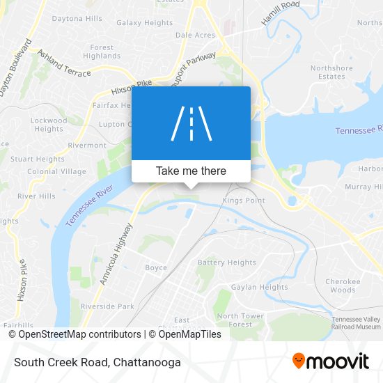 Mapa de South Creek Road