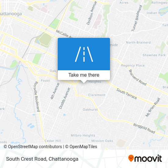 Mapa de South Crest Road