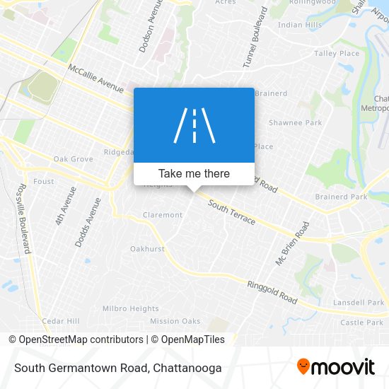South Germantown Road map