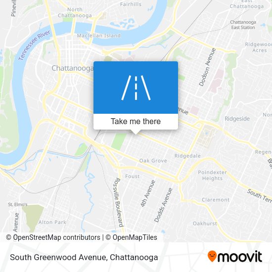 South Greenwood Avenue map
