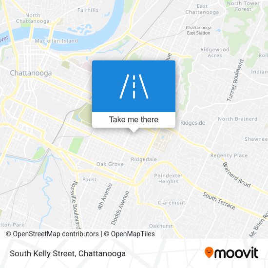 South Kelly Street map