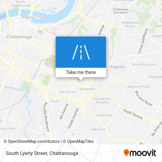 South Lyerly Street map