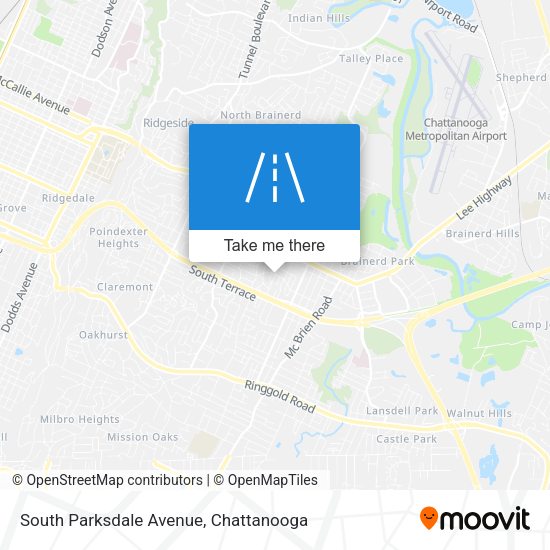 South Parksdale Avenue map