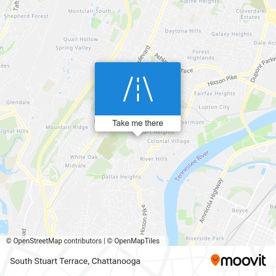 Mapa de South Stuart Terrace