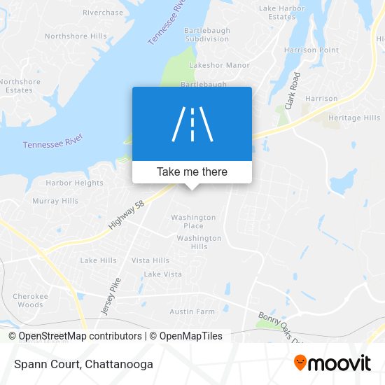 Spann Court map