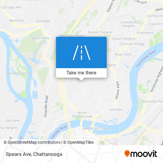 Spears Ave map