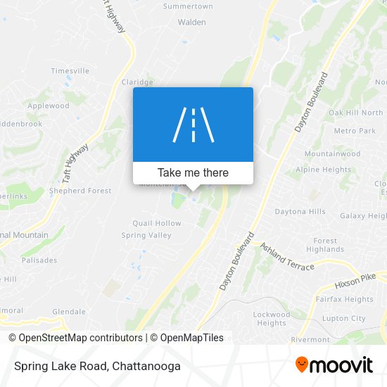 Spring Lake Road map