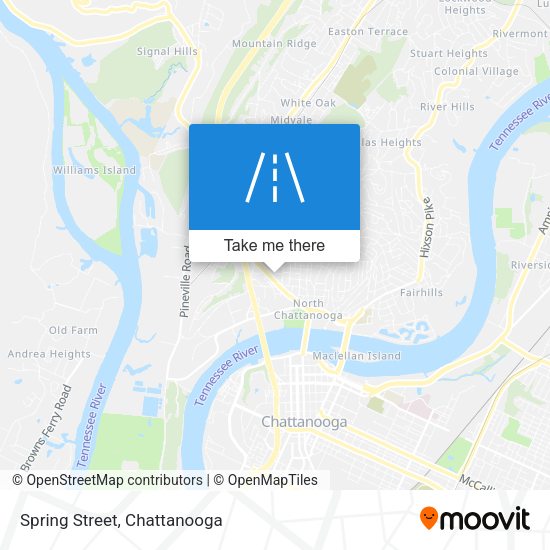 Mapa de Spring Street