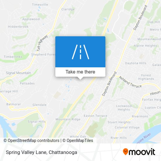 Mapa de Spring Valley Lane