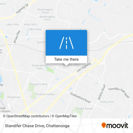 Standifer Chase Drive map