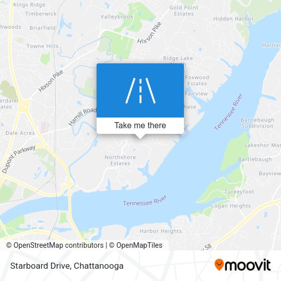 Starboard Drive map