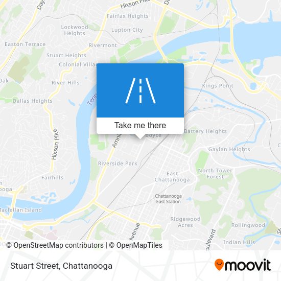 Mapa de Stuart Street