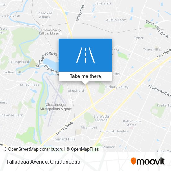 Talladega Avenue map