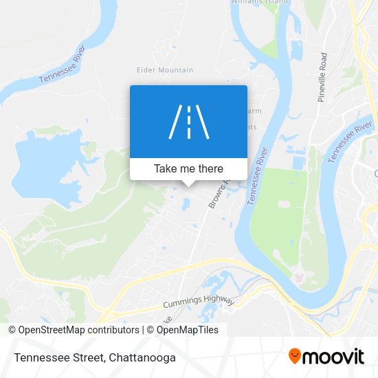 Tennessee Street map
