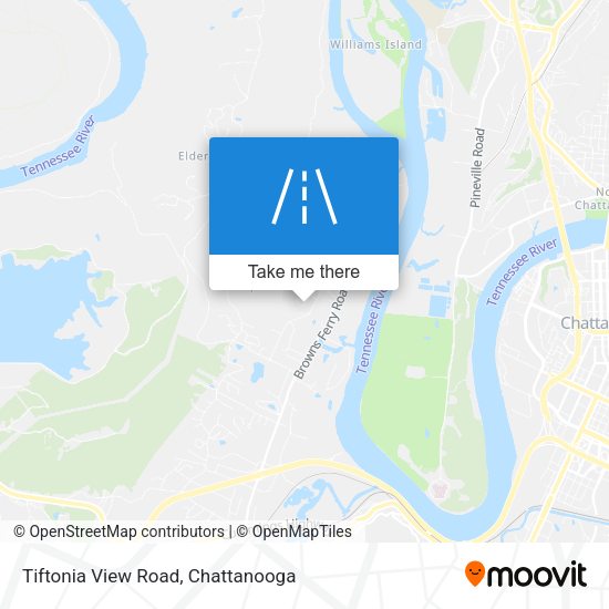 Tiftonia View Road map