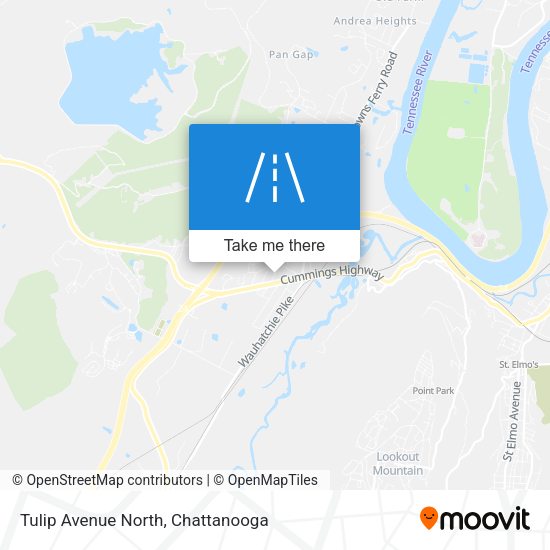 Mapa de Tulip Avenue North