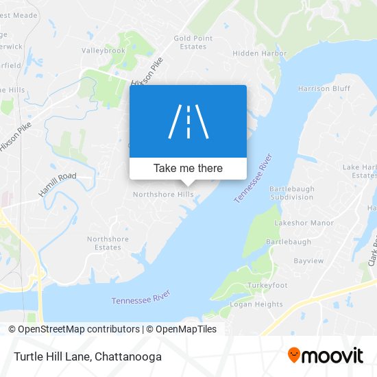 Turtle Hill Lane map