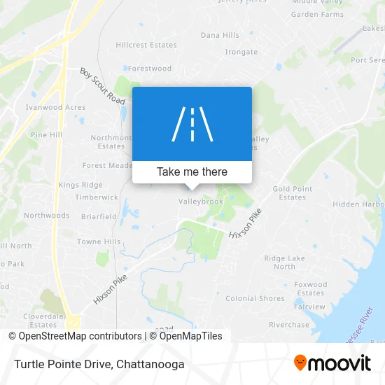 Turtle Pointe Drive map