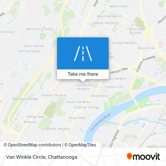 Mapa de Van Winkle Circle