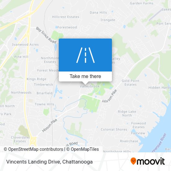 Vincents Landing Drive map