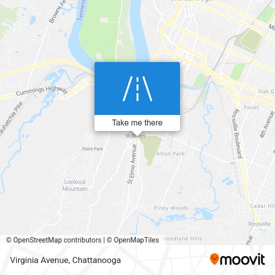 Mapa de Virginia Avenue
