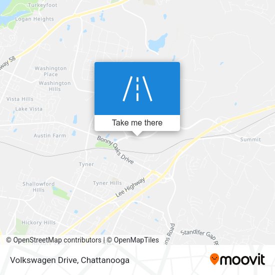 Volkswagen Drive map