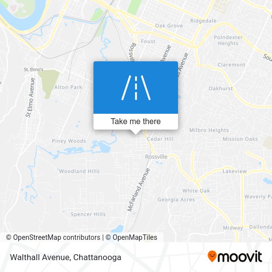 Mapa de Walthall Avenue