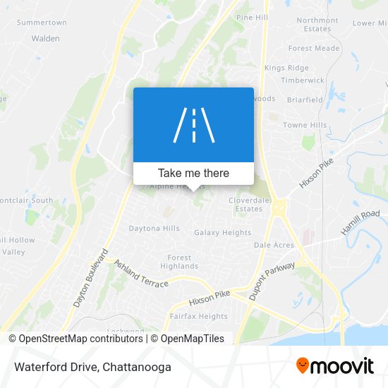 Waterford Drive map