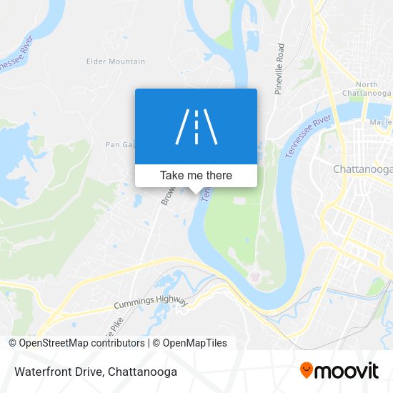 Mapa de Waterfront Drive