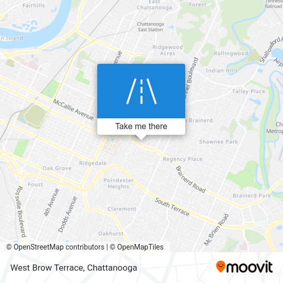 Mapa de West Brow Terrace