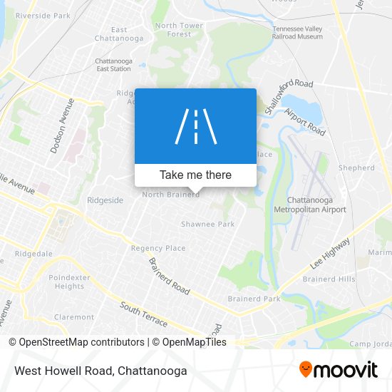 West Howell Road map