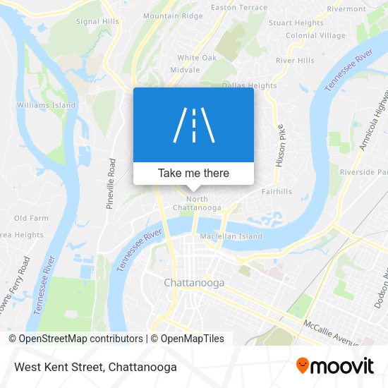 West Kent Street map