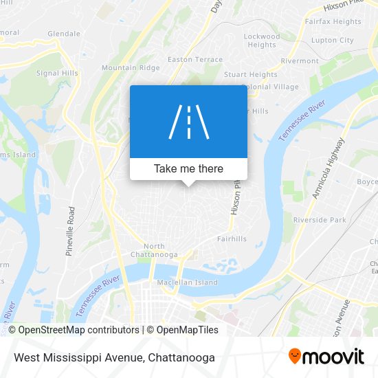 Mapa de West Mississippi Avenue