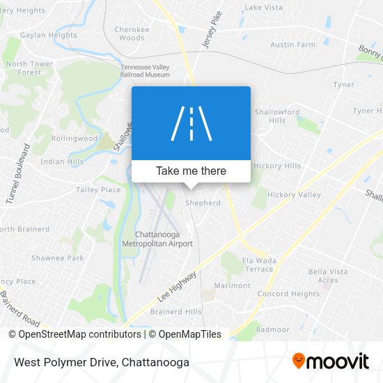 West Polymer Drive map