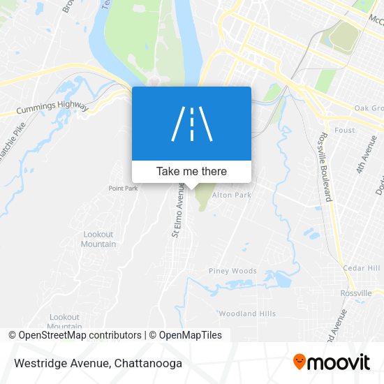 Westridge Avenue map