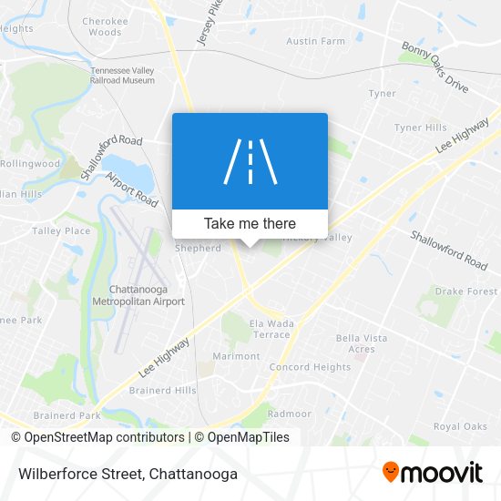 Mapa de Wilberforce Street