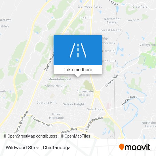 Wildwood Street map